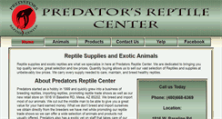 Desktop Screenshot of predatorsreptile.com